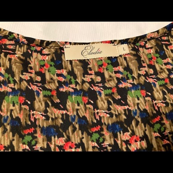 Elodie sleeveless sheer patterned top - Picture 2 of 5